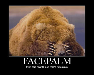 Bear Face Palm